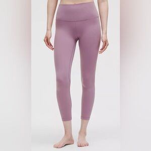 Lululemon Align High Rise Pant 25” 7/8 Legging Tight Lavendar Lux Size 8